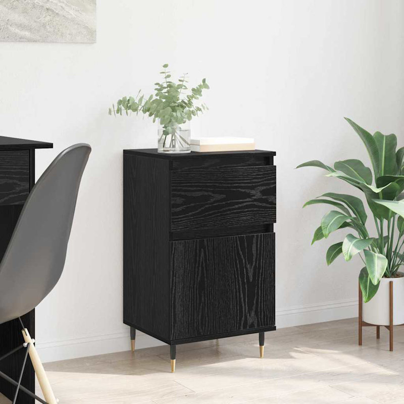 40cm Sideboard, Black Oak