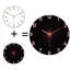 Horloge murale silencieuse en verre trempé de 30 cm, « Galaxie étoilée », sans tic-tac, fonctionne avec des piles (piles AA non comprises), décoration artistique pour la maison