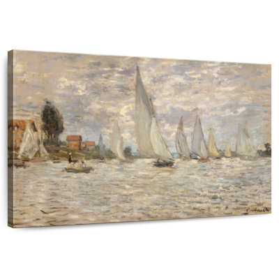 Ravi voiliers régate à Argenteuil 1874