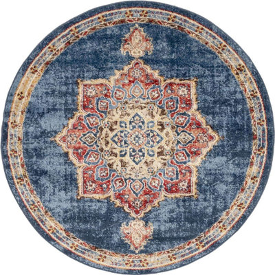 Tapis traditionnel Ulla couleur arctique