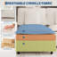 Canapé modulaire en forme de U 108 po avec siège profond, accoudoirs de rangement, ports USB et porte-gobelets 108 po - Chenille beige