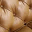 Woodford Genuine Leather Chesterfield Accent Chair