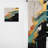 Gruffudd Green Gold Mystical Landscapes - Modern Curtain - Velvet Room Darkening - 1 panel-1571722177
