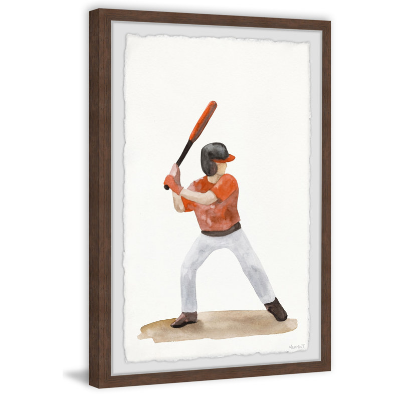 'Heavy Hitter' Framed Print, 18" H x 18" W x 1.5" D