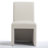 Elegant Comfort Set of 4 Upholstered Dining Chairs with High Back-1392060859