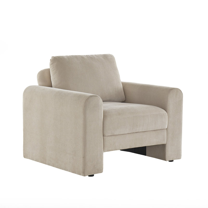 Fauteuil d'appoint Hampden, Beige