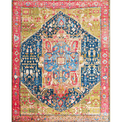 Multi_Unique Loom Limon Outdoor Traditional Rug