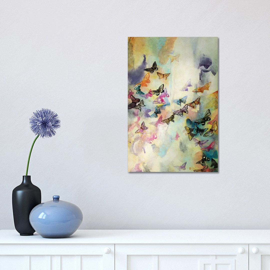 Mariposas III by Gabriela Villarreal - Wrapped Canvas Painting