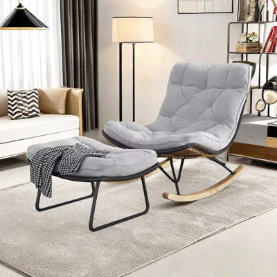Chaise berçante simple et décontractée moderne