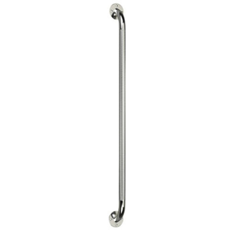 Chrome Knurled Grab Bar, 32"