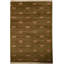 Wool Ikat Area Rug in Brown