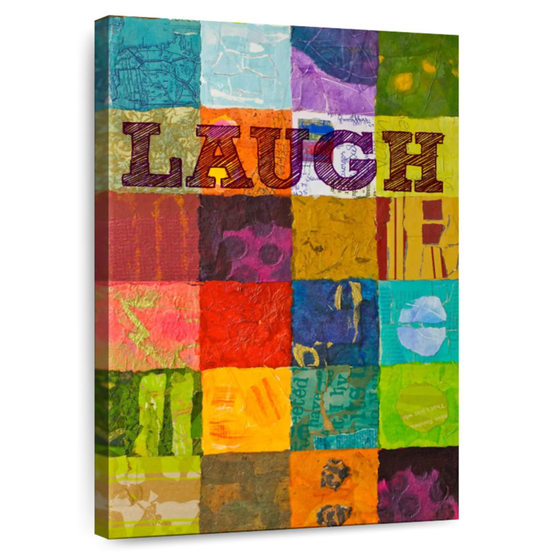 Ashelle Laugh Patchwork, 24" H x 16" W