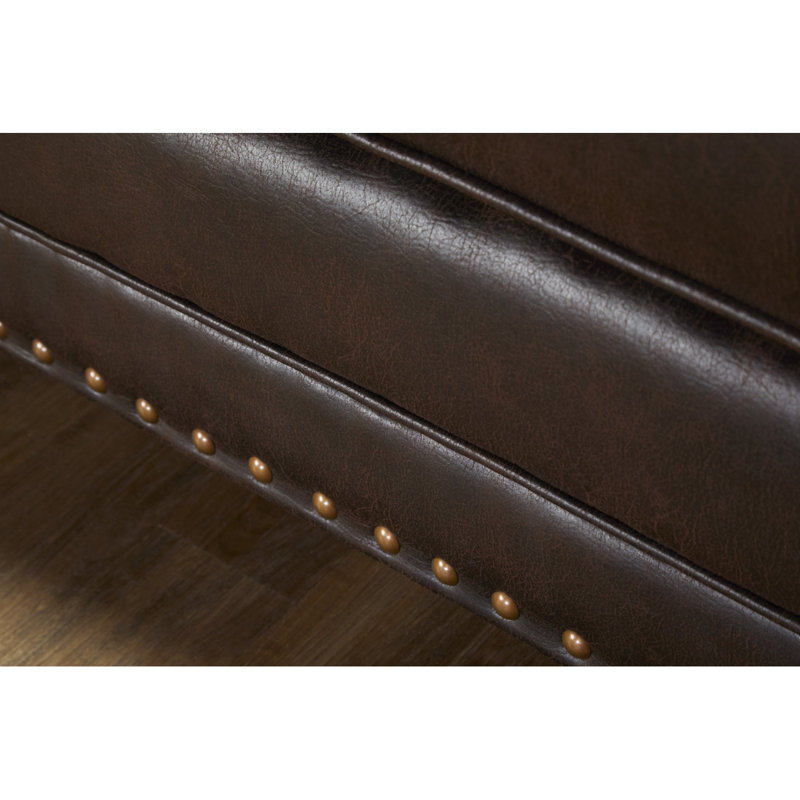 Causeuse capitonnée en tissu Evgeny