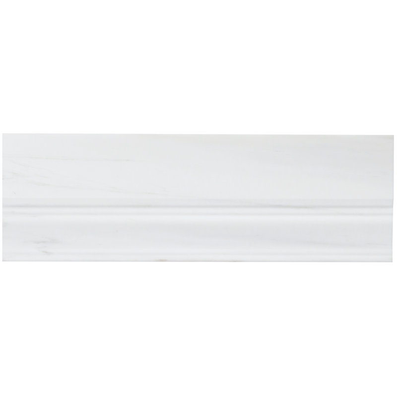 Bianco Dolomite 4 po X 12 po Garniture de carrelage mural en marbre Honed