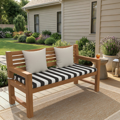 Coussin de banc intérieur / extérieur Sunbrella®, 3 po d'épaisseur