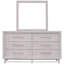 Marval Six Drawer Wood Double Dresser