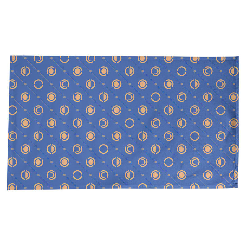 Nappe des phases de lune classiques, Bleu/orange