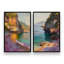 Ensemble de 2 impressions Amalfi Sunset Glow-899637774-899637770
