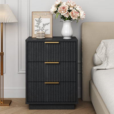 23.6“ 3-Drawer Nightstand