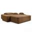 Canapé-lit convertible avec poche de rangement et coussins, 54 po de largeur-131249722