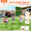 VEVOR Steel Swing Set with 2 Swing(s)