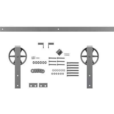 Ensemble de quincaillerie pour porte de grange standard Premium