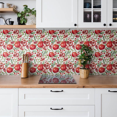 Elginpark 30cm x 30cm PVC Mosaic Tile in Red