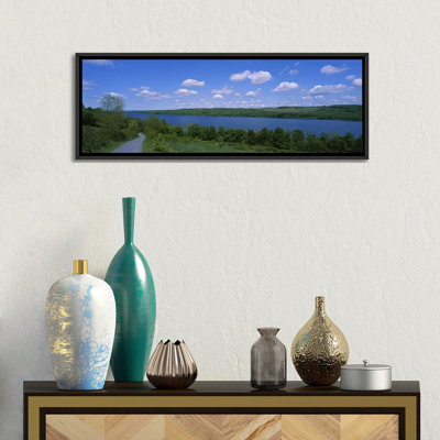 " Road Near A Lake, Owasco Lake, Finger Lakes Region, New York State, USA " by Panoramic Images
