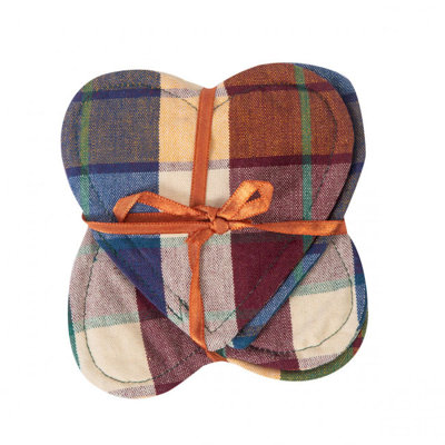 Cotton 4 Piece Coaster Set