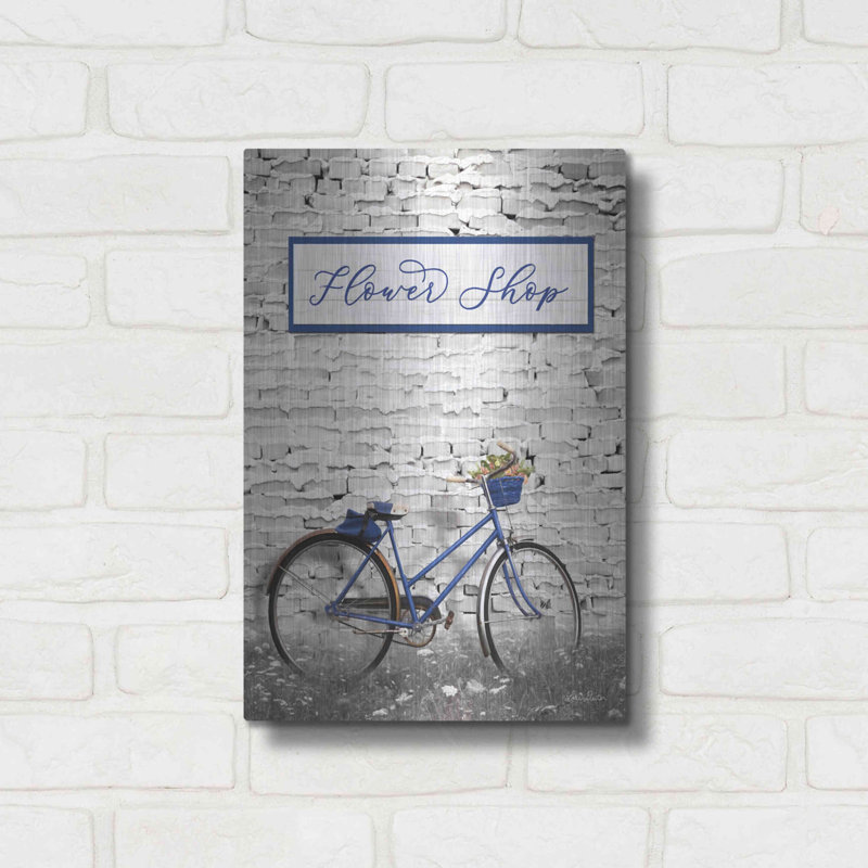 «Flower Shop Bicycle» par Lori Deiter, H 16 po x l 12 po