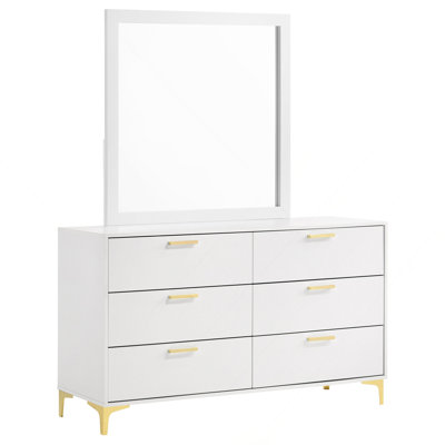 6-Drawer Dresser With Mirror