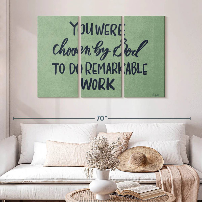 Tergel choisi par Dieu, H 32 po x l 50 po
