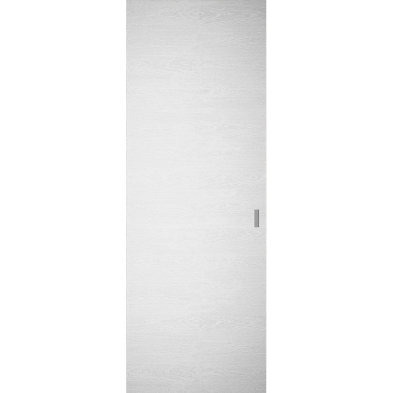 Grange cachée | Ego 5000 | Portes en placage de bois | Ensemble coulissant magique Magic |, 32 po x 96 po, Chêne blanc peint