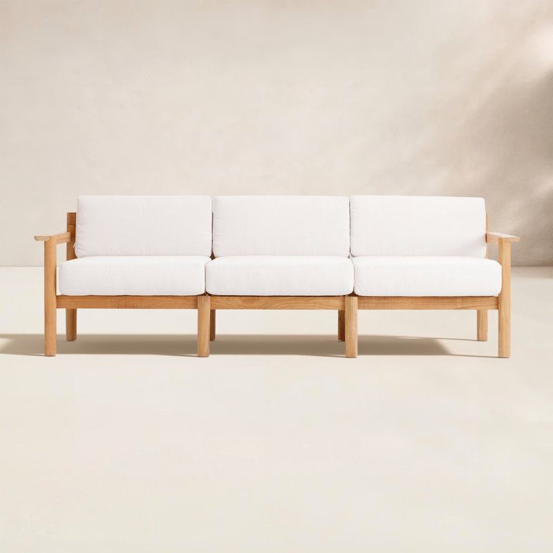 Haven Outdoor 3 - Seat Patio Sofa, Sunbrella Canvas