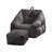 Big Beanbag Chair with Ottoman, Adult Bean Bag Chair with Filler for Living Room, Comfy Beanbag Chair for Adults with Filling-881535468