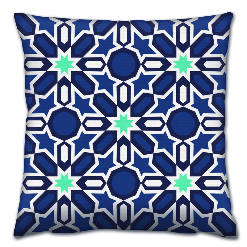 Housse et insert de coussin carré en polyester / coton Faulkland