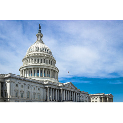 Benambra US Capitol Building 1 Piece Wrapped Canvas Wall Art