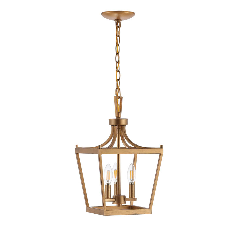 Napavine 3 - Light Lantern Pendant, Gold Painted