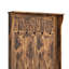 Armoire de rangement de style chalet américain, banc de rangement avec charnière de sécurité, 5 crochets et boîte de rangement