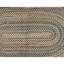 Hand Knotted Wool Area Rug in Green
