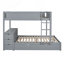 Lit superposé double avec lit gigogne simple, rangement et bureau-562632238-562632243