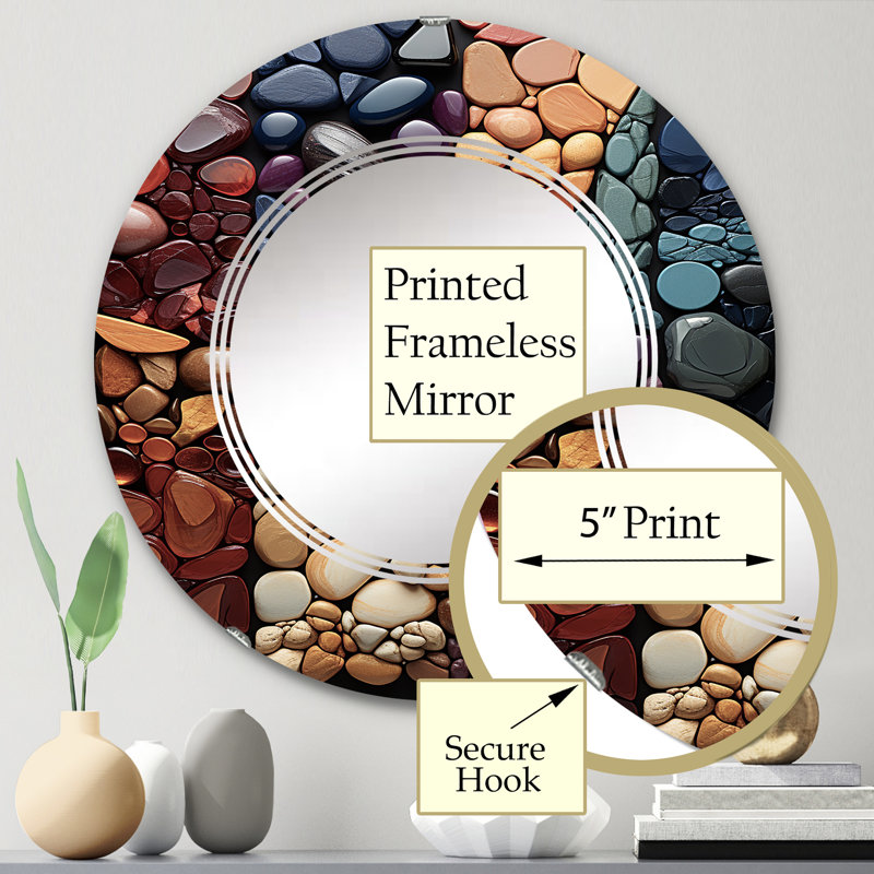 Miroir mural Harol, 24 po x 24 po