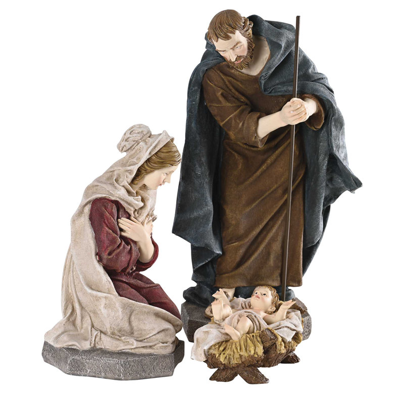 Tissu de la Nativité de la Sainte Famille 17,75H