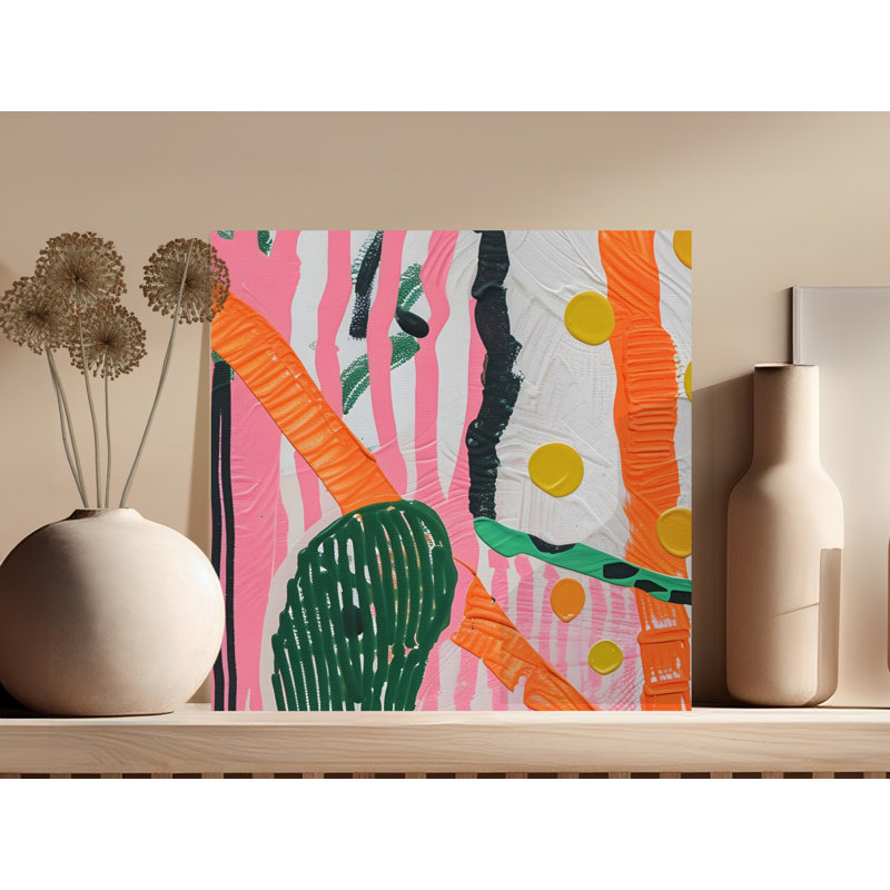 Abstract Wall Art, Painting Print, Modern Art Decor, Funky Wall Decor, Living Room Wall Art, Canvas Wall Art, Ready to Hang