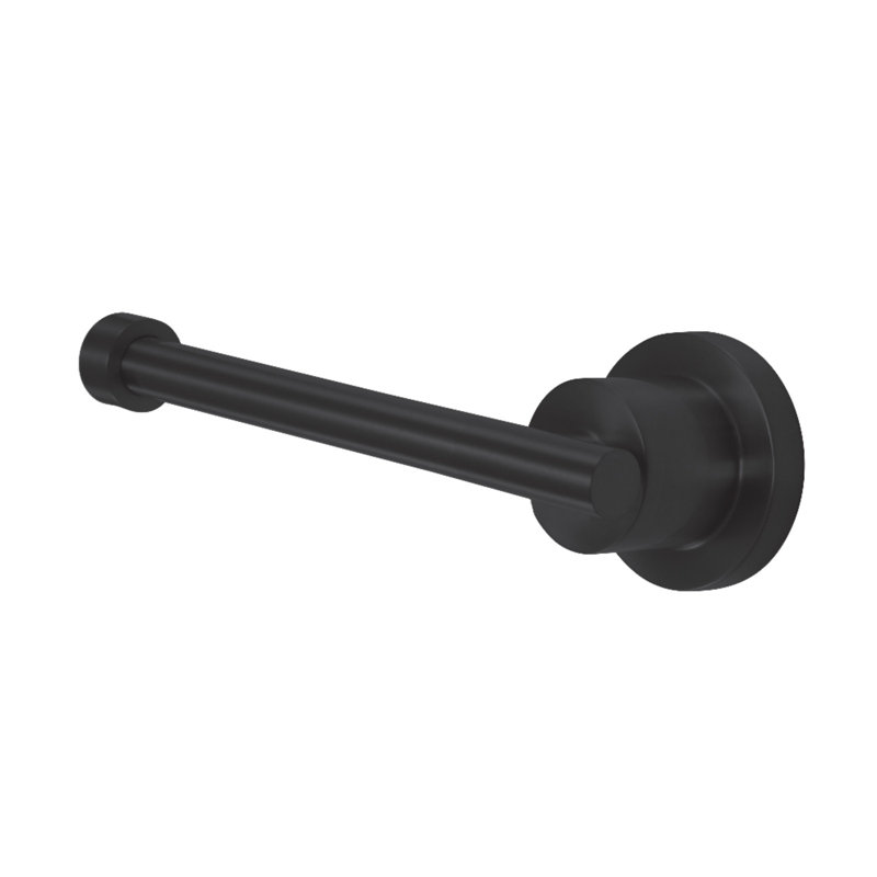 Concord Wall Mounted Toilet Paper Holder, Matte Black