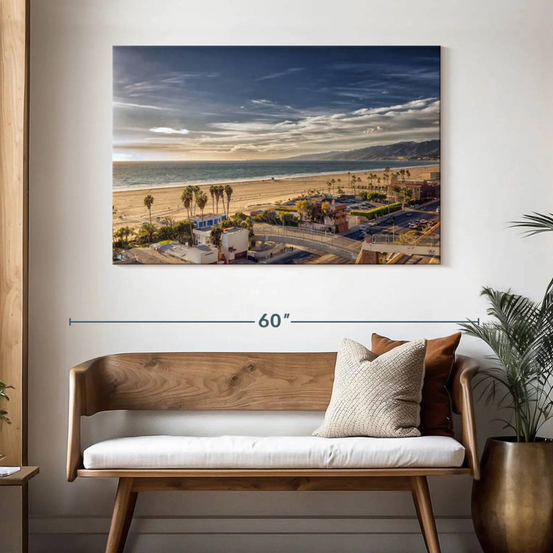 Gillard Santa Monica Beach Coast, 32" H x 48" W