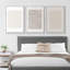 «Geometric Subtle Abstract Modern Minimalist Neutral Home Decor», reproduction d'art sur toile encadrée-1476512230-1531341752