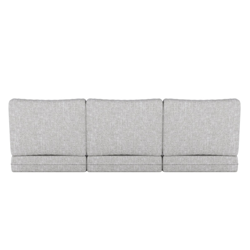 Outdoor Sofa Seat / Back Cushion, Canvas Granite Sunbrella® Canvas