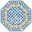 Truly Royal Check Washable Rug-505561571
