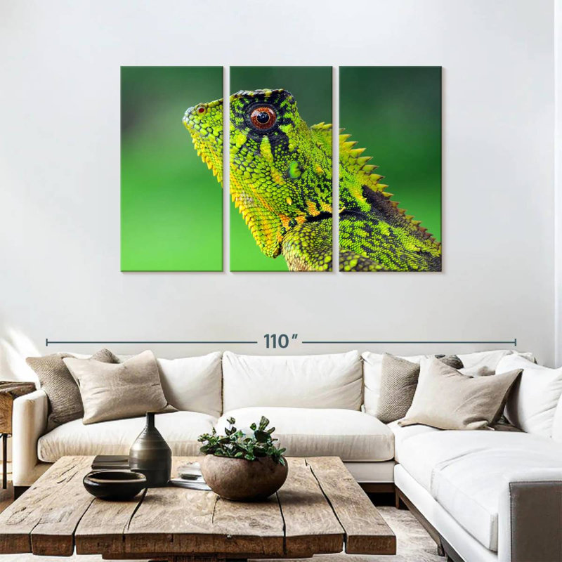 Brampt Exotic Lizard, 48" H x 74" W